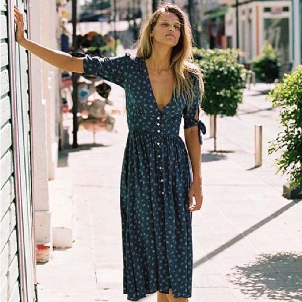 *Rare* Auguste the Label Tie Sleeve Jasmine Dress Size 2